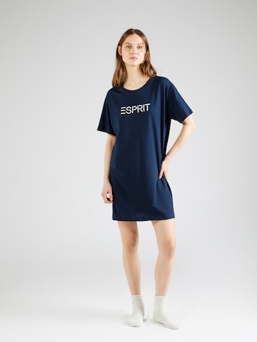 ESPRIT - Camisola de pijama 'MIA' em azul: frente