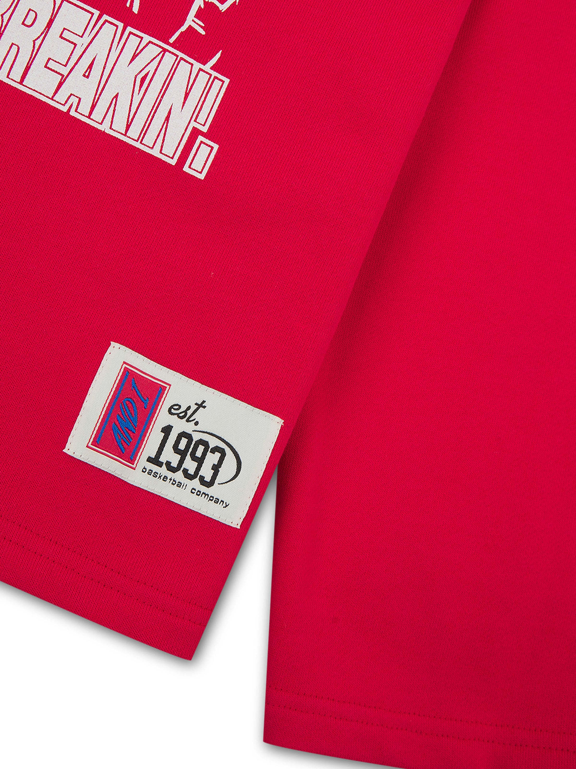 AND1 Bluzka sportowa w kolorze czerwony