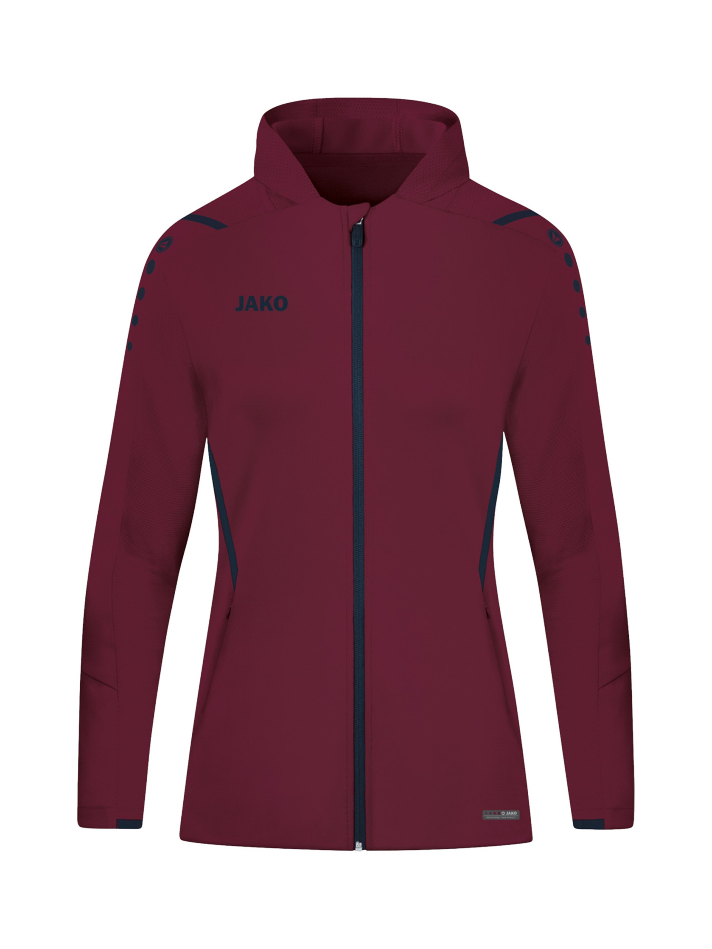JAKO Sportjacke in Rot: Vorderseite