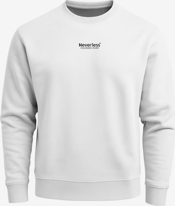 Neverless Sweatshirt 'Colorado River' in Weiß: Vorderseite