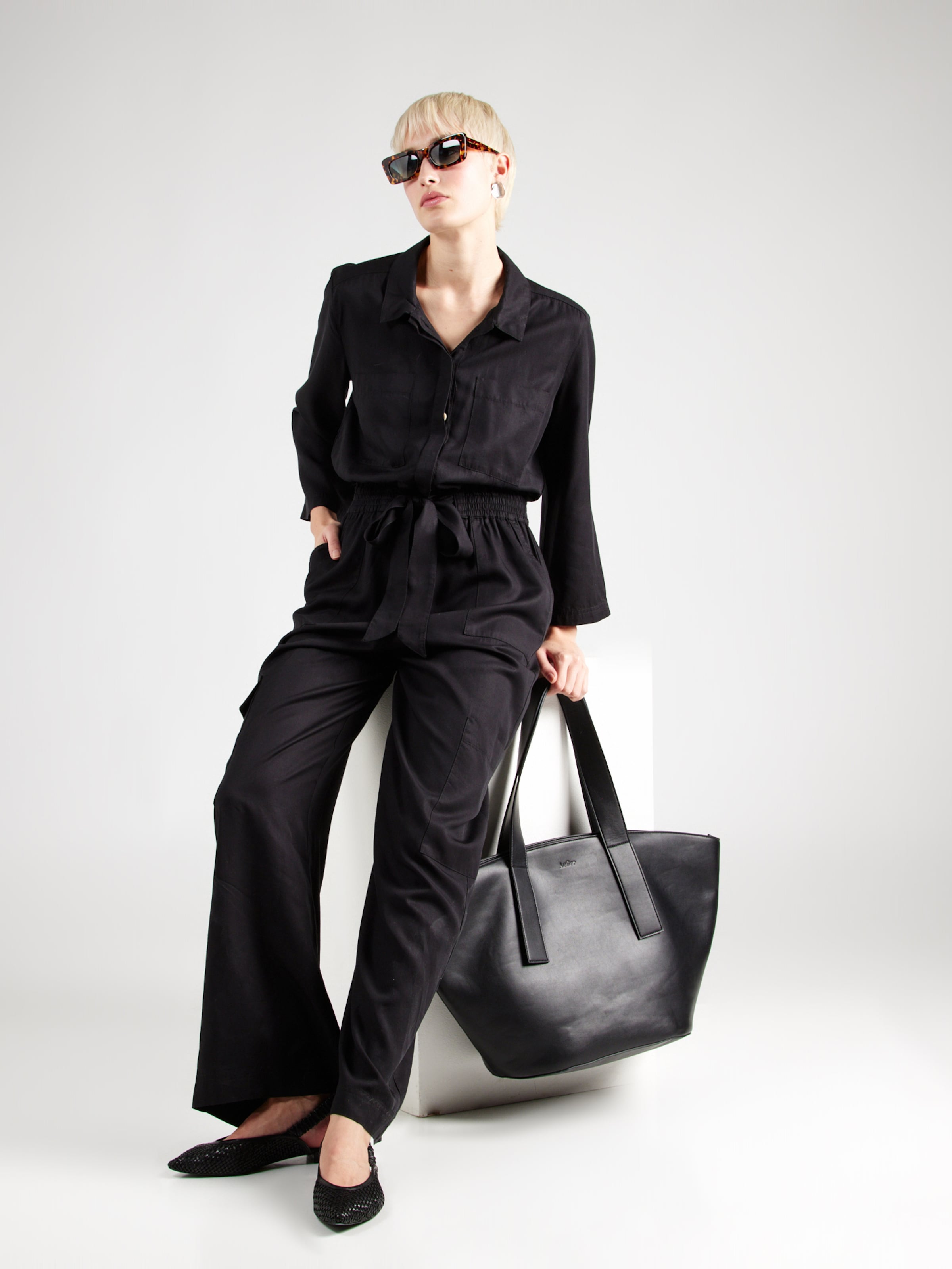 French connection black jumpsuit sale