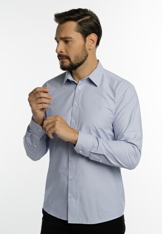 DreiMaster Klassik Slim fit Business Shirt in Blue