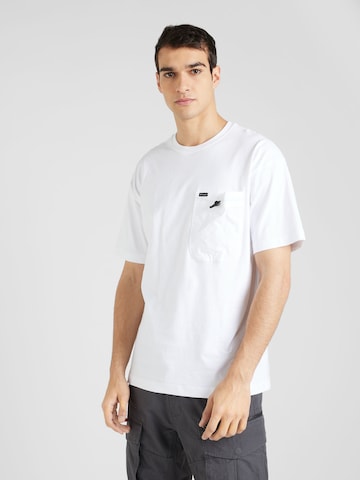 COLUMBIA - Camisa funcionais 'Landroamer' em branco: frente