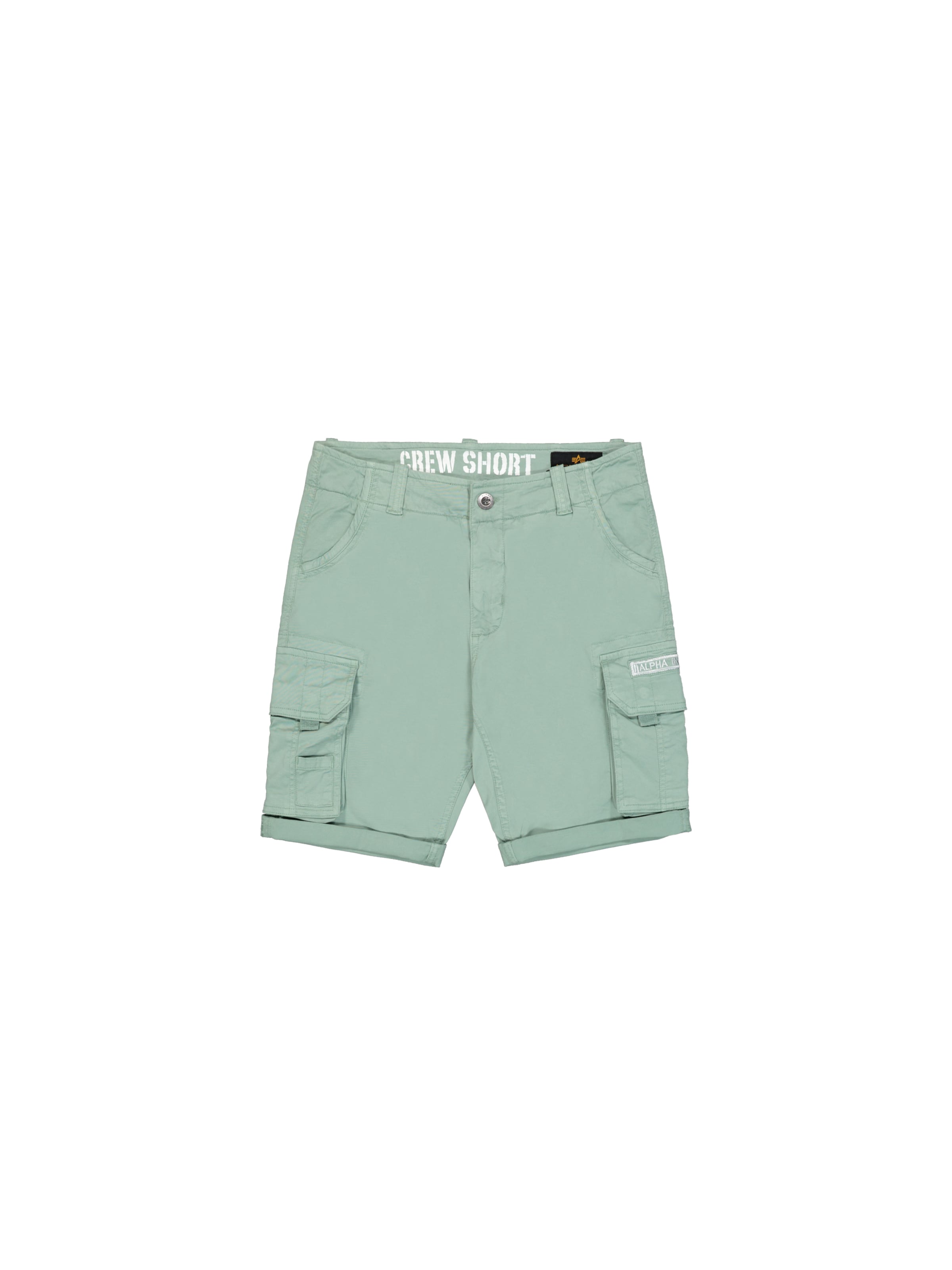 ALPHA INDUSTRIES Liibuv Klapptaskutega püksid, värv roheline: eest vaates