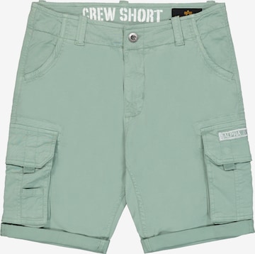 ALPHA INDUSTRIES Slimfit Gargohousut värissä vihreä: etupuoli