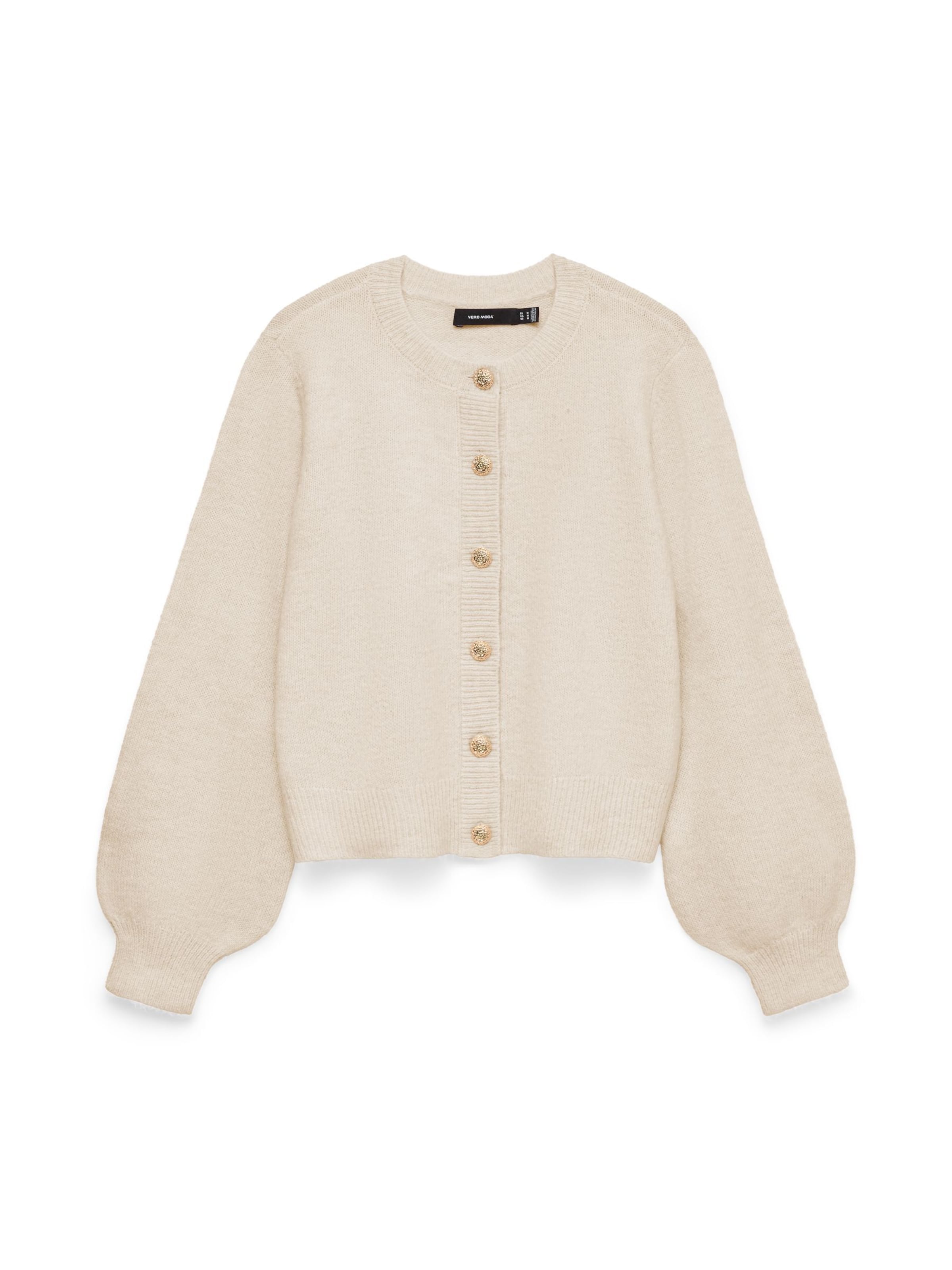 Cardigan 'VMHazel' VERO MODA en beige : devant