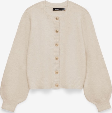 VERO MODA Knit cardigan 'VMHazel' in Beige: front