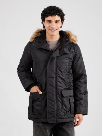 GAP Parka in Schwarz: Vorderseite