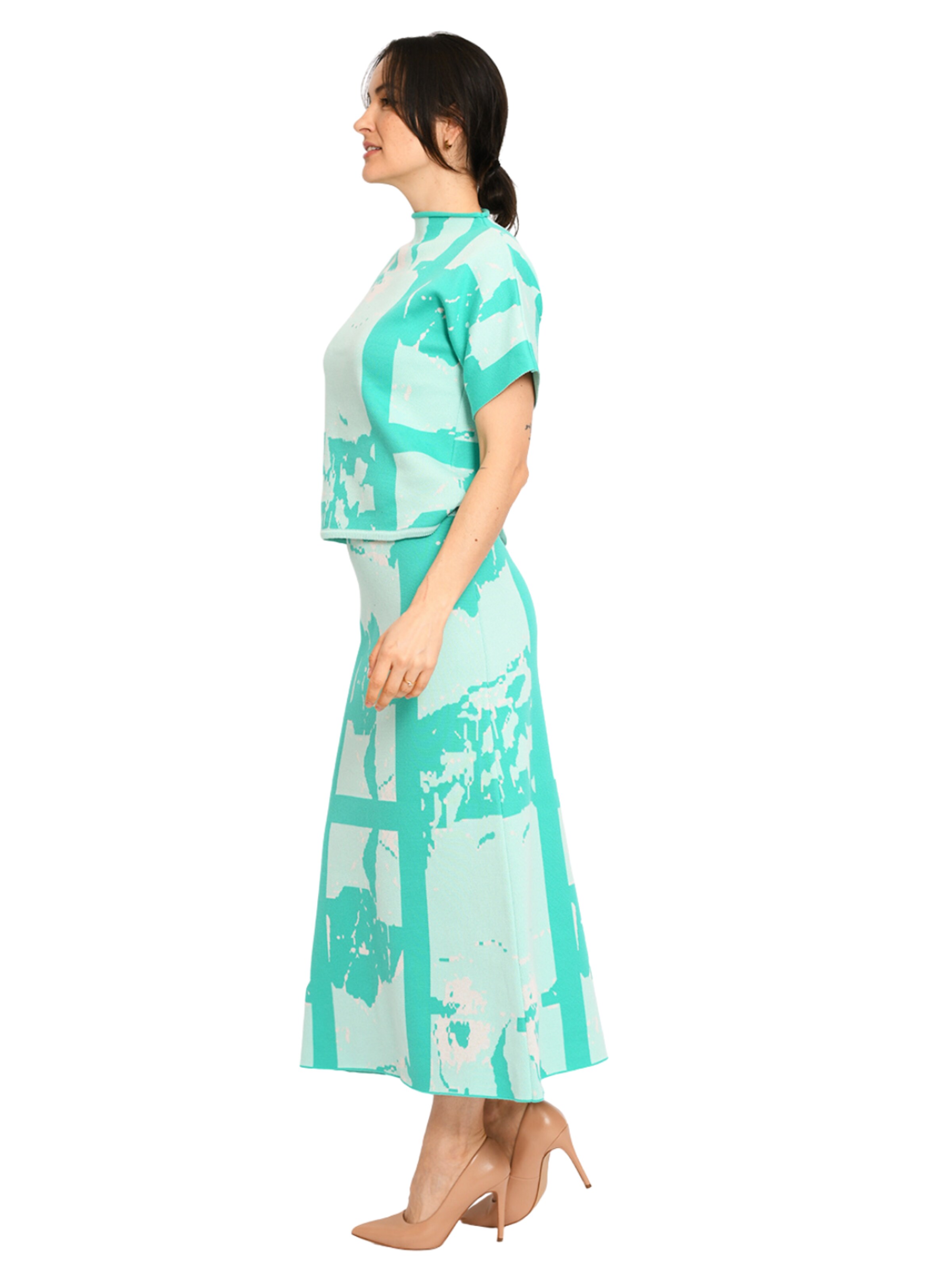 Csillag Zsuzsi - Falda 'Rome' en azul