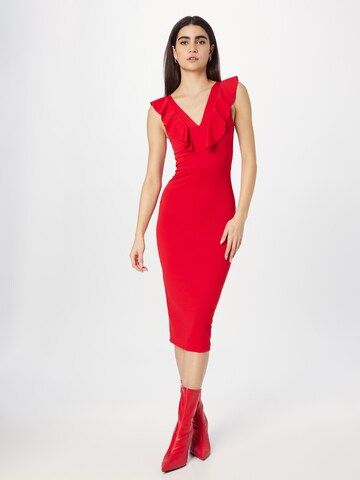 Robe 'BROOKE' WAL G. en rouge : devant