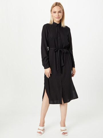 PIECES Shirt Dress 'Cammie' in Black: front
