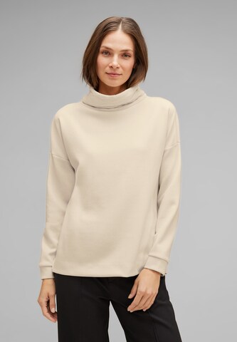 STREET ONE Shirt in Beige: predná strana