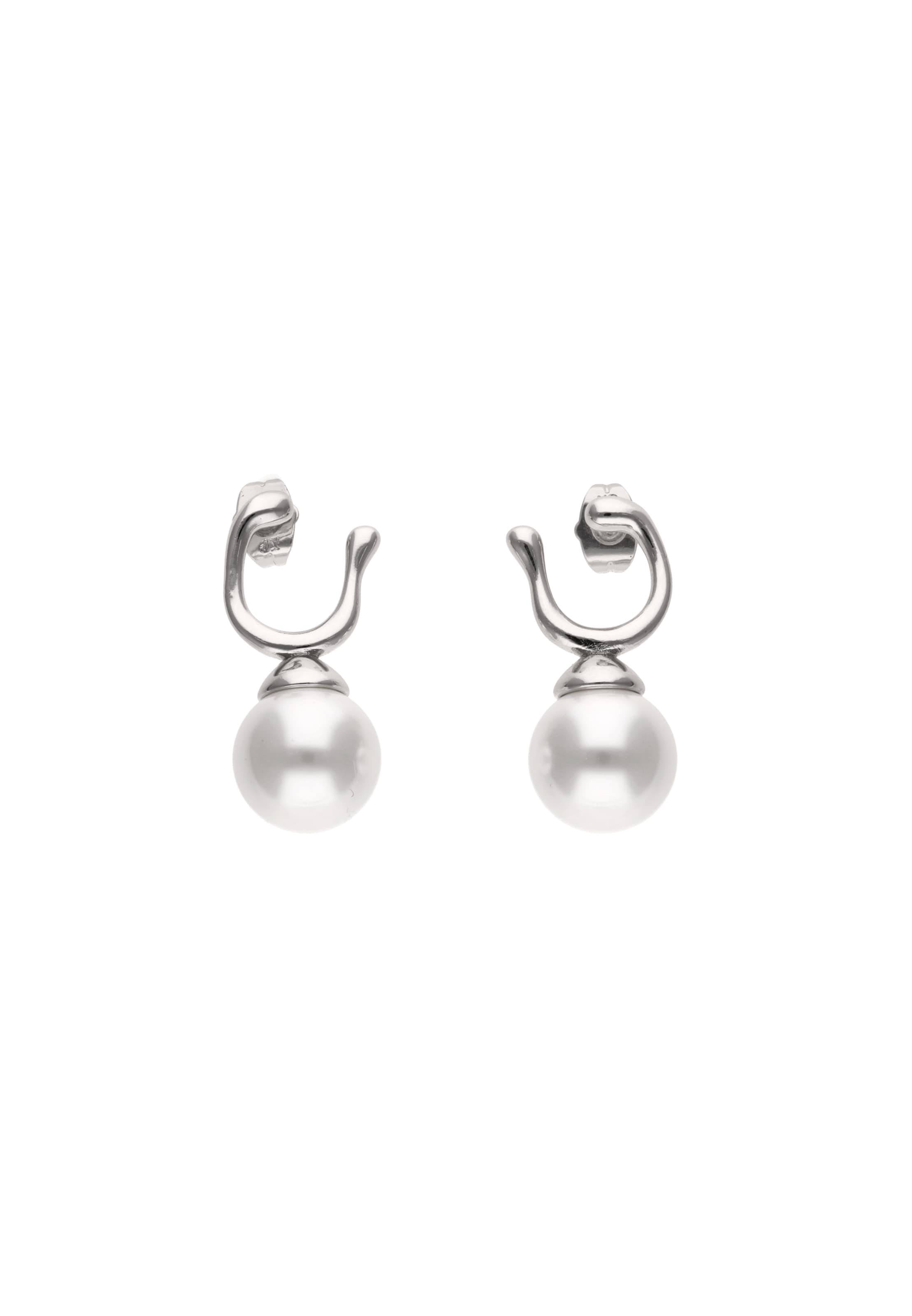 Boucles d'oreilles NAEMI en argent : devant