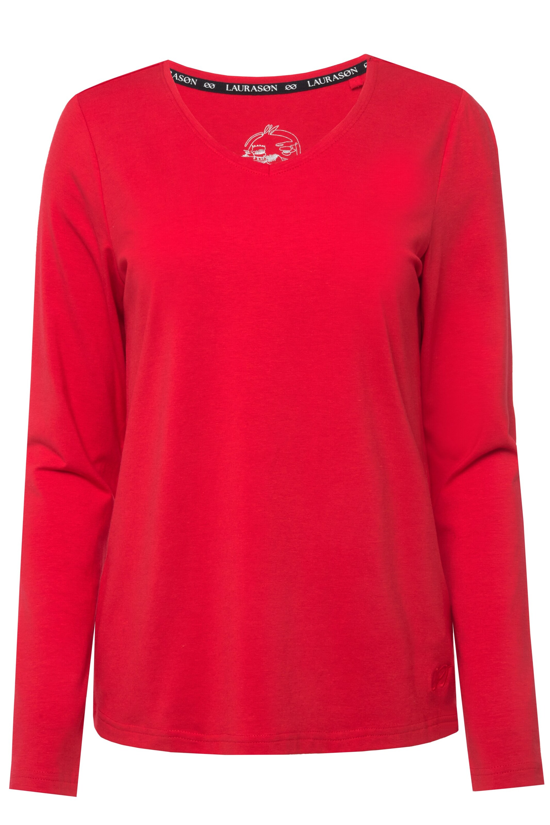 LAURASØN Shirt in Rot: Vorderseite