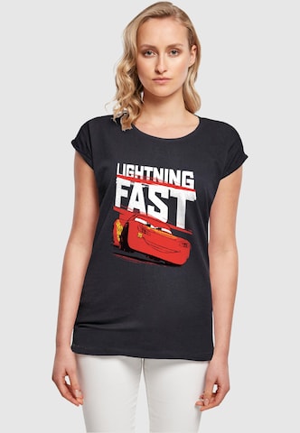 ABSOLUTE CULT T-Shirt 'Cars - Lightning Fast' in Blau: predná strana