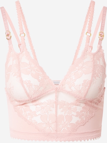 Stella McCartney - Bustier Sujetador en rosa: frente