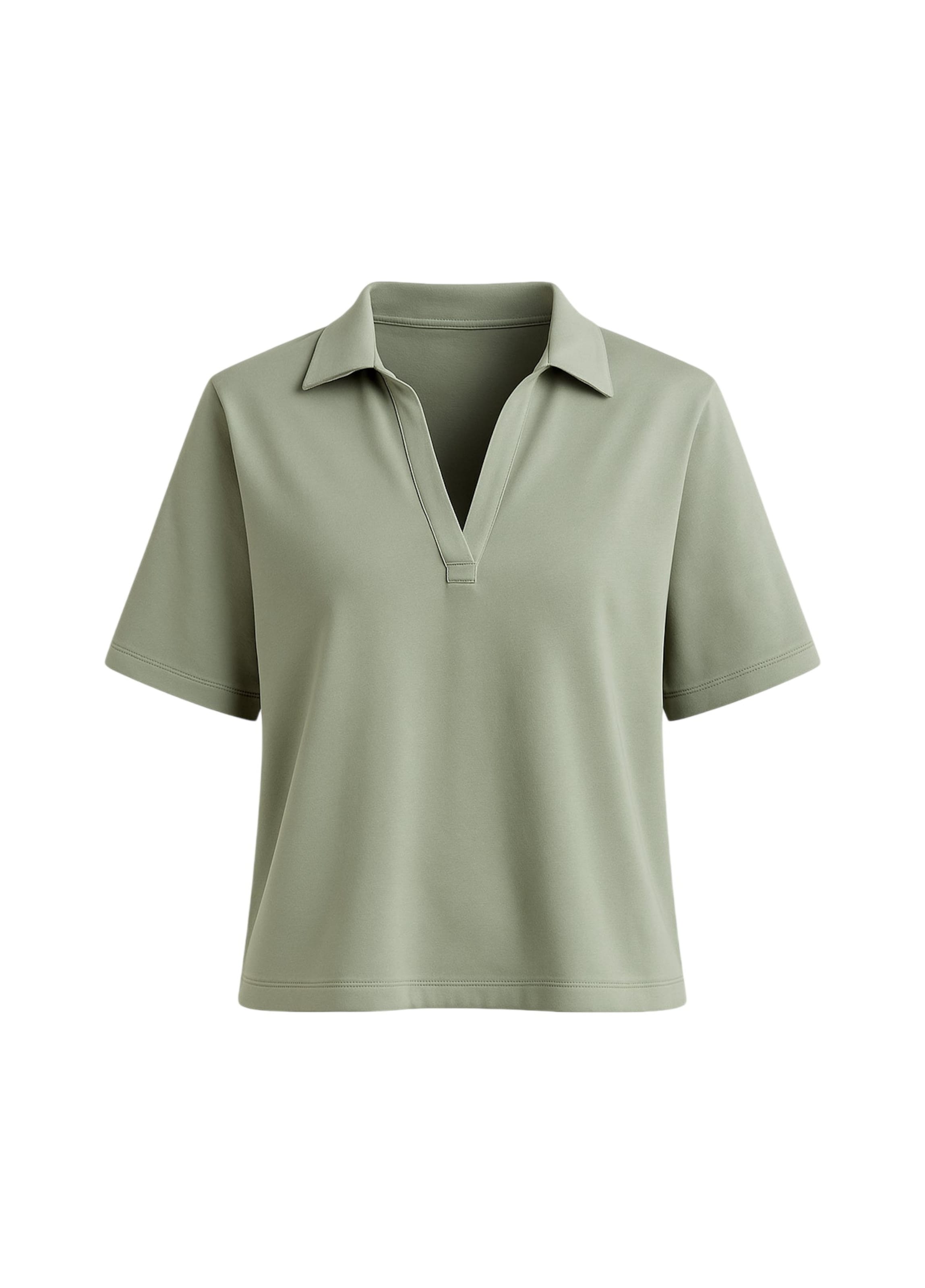 BASSIGUE Top in Groen: voorkant