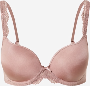 LingaDore T-shirt Bra 'Daily Lace' in Pink: front