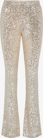 PIECES Pants 'Delphia' in Silver: front