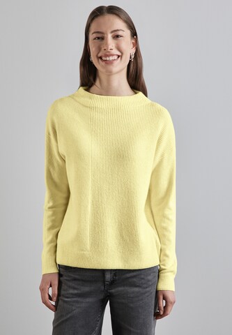 STREET ONE Pullover in Gelb: Vorderseite