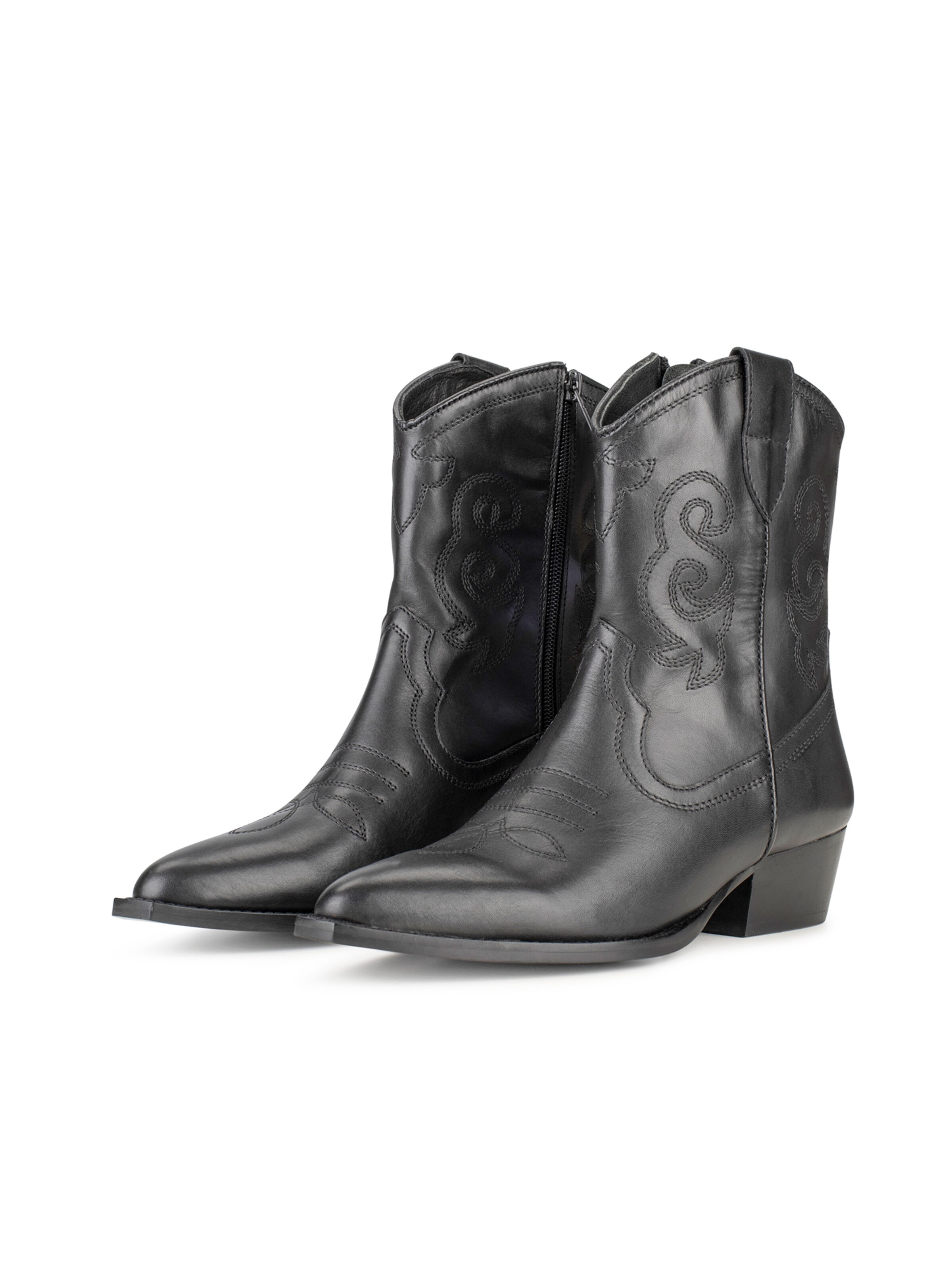 Bottes de cowboy 'Moco' PS Poelman en noir