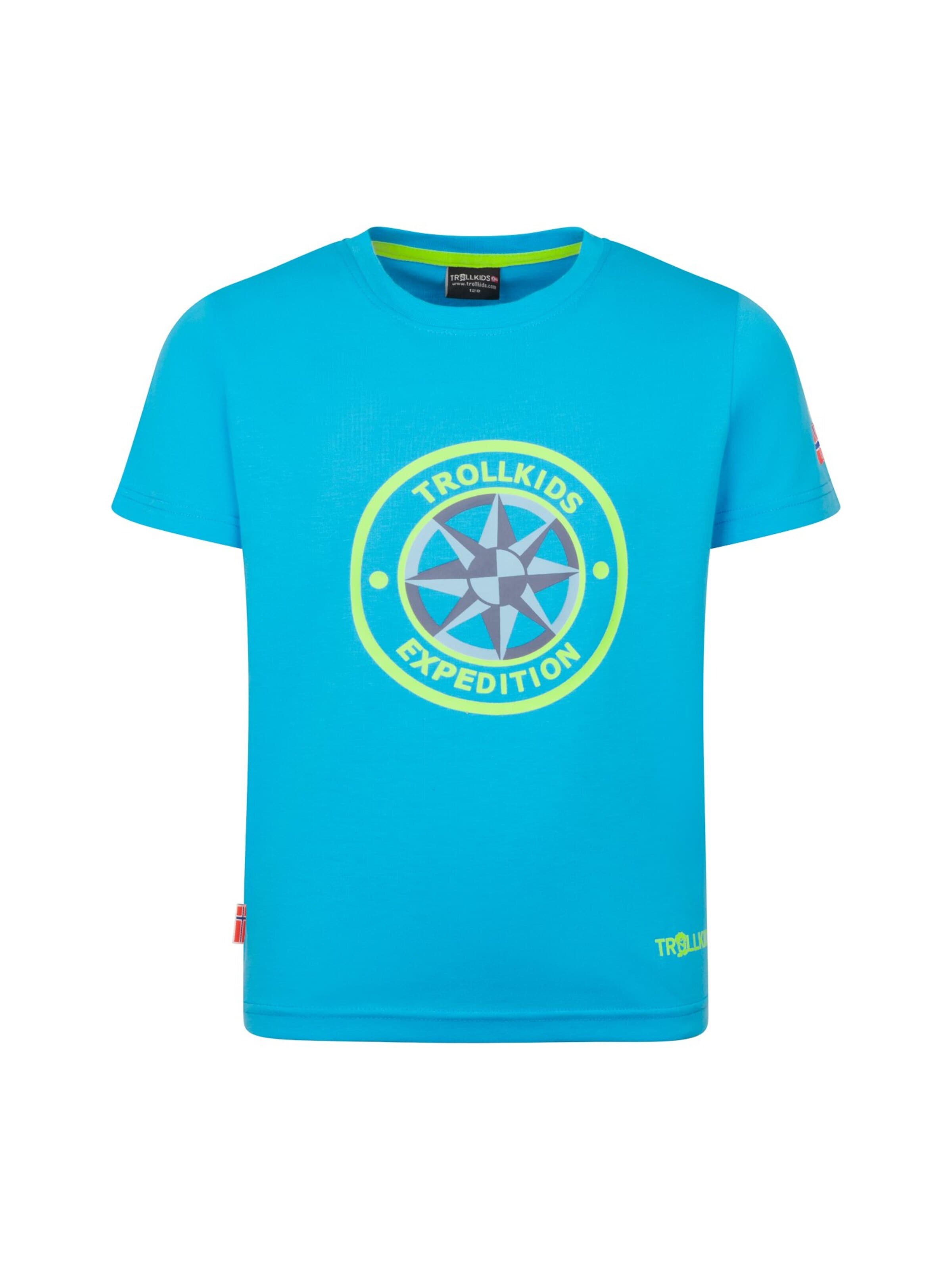 TROLLKIDS Performance Shirt in Blue: front