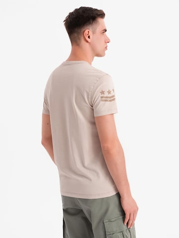 Ombre Shirt in Beige