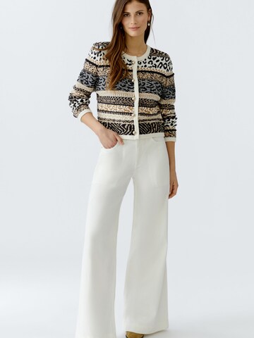 OUI Strickjacke in Beige