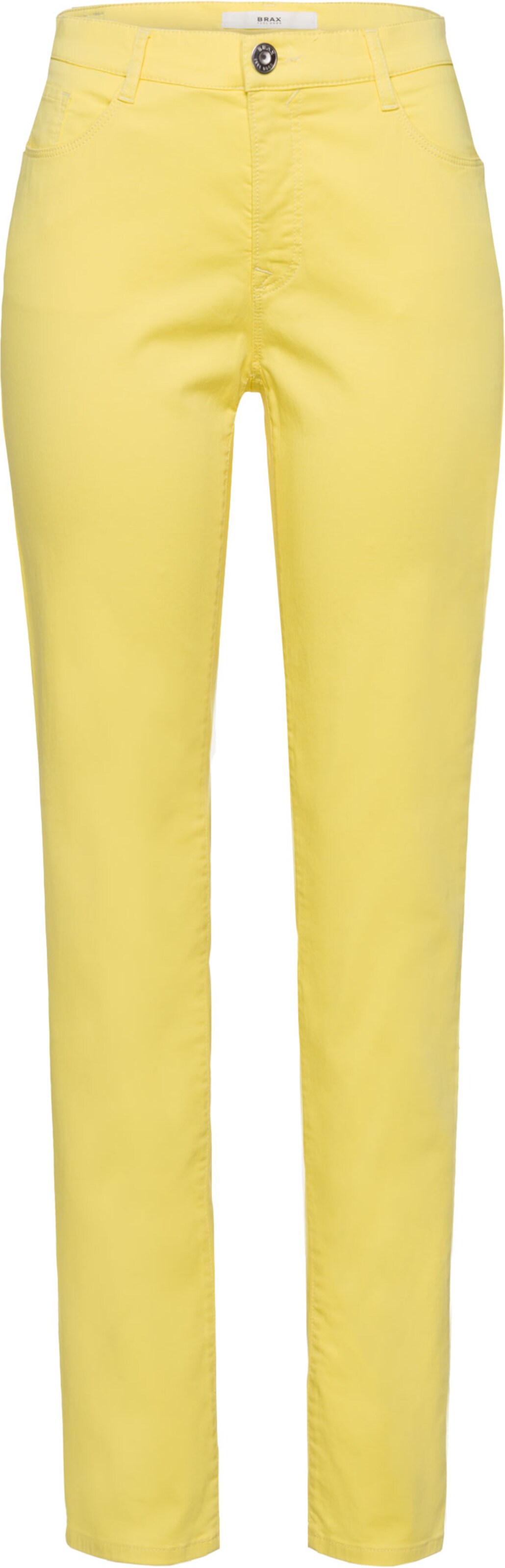 BRAX Trousers 'Mary' in Yellow: front