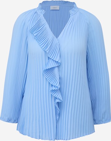 s.Oliver BLACK LABEL Blouse in Blue: front