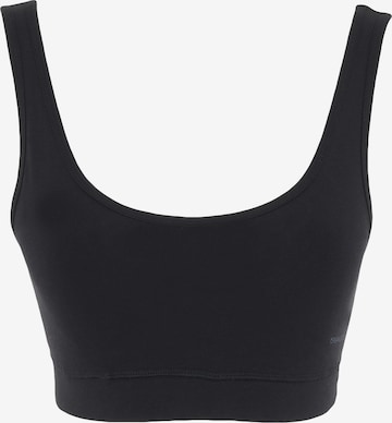 Organication Bra in Black: front
