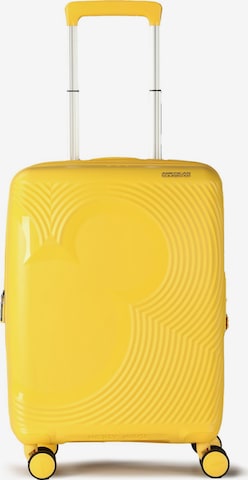 Trolley 'Mickey Magic' di American Tourister in giallo: frontale