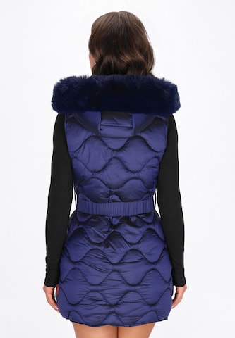 faina - Colete em azul