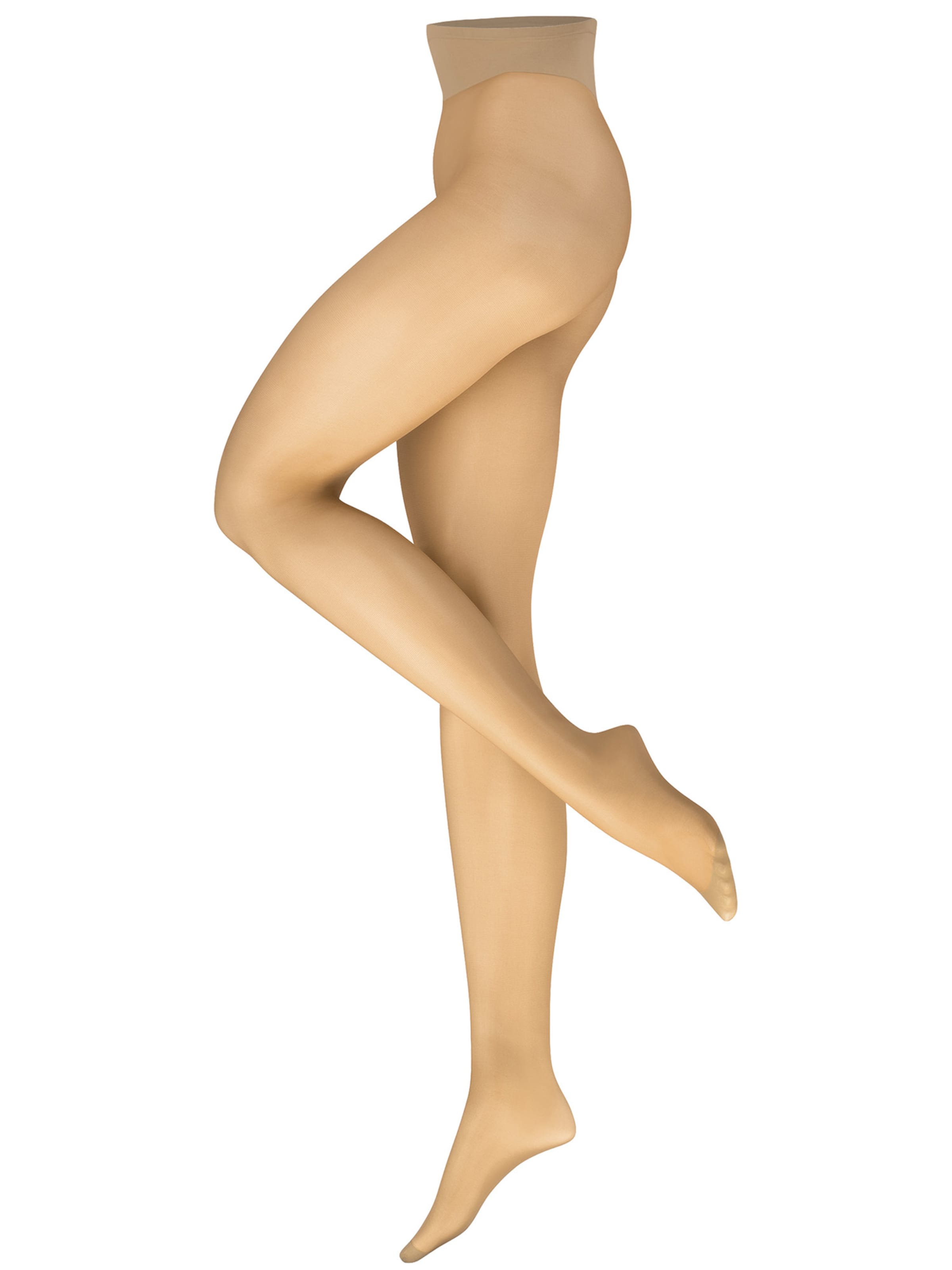 Nur Die Fijne panty ' Leg Shaper ' in Beige: voorkant