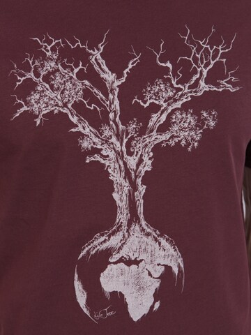 Life-Tree Shirt 'Weltenbaum' in Brown