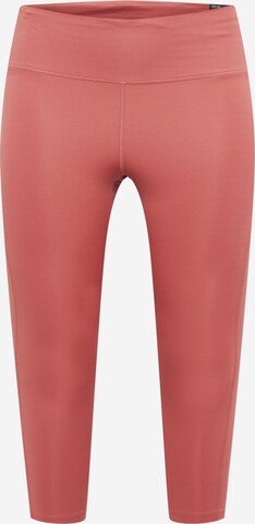 Skinny Pantalon de sport 'Fast' Nike Sportswear en marron : devant