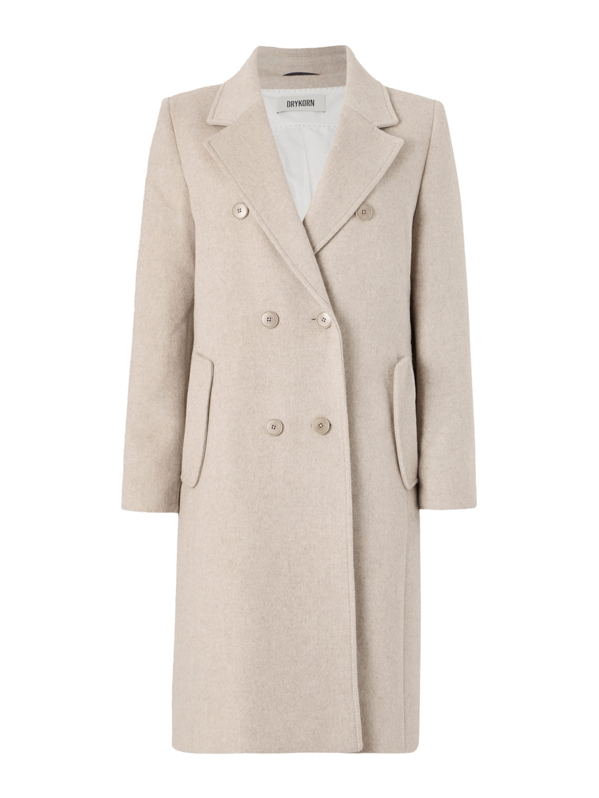 DRYKORN Ανοιξιάτικο και φθινοπωρινό παλτό 'Bramcote' σε μπεζ: μπροστά