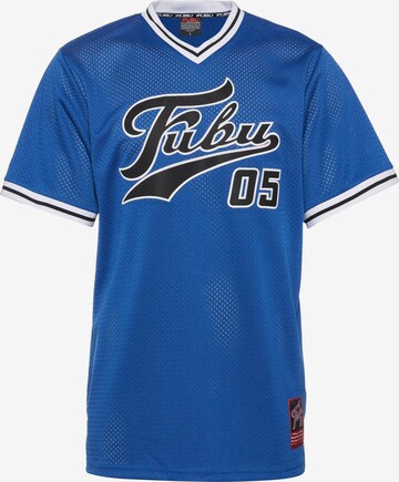 FUBU T-shirt 'Varsity' i blå: framsida