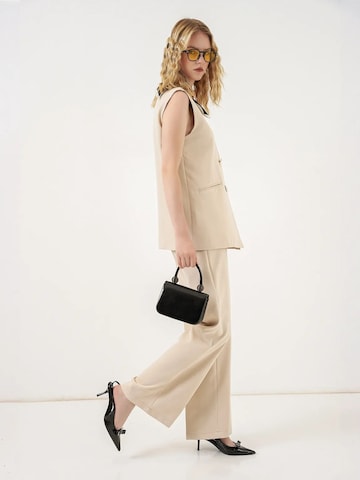 Bigdart Suit Vest in Beige