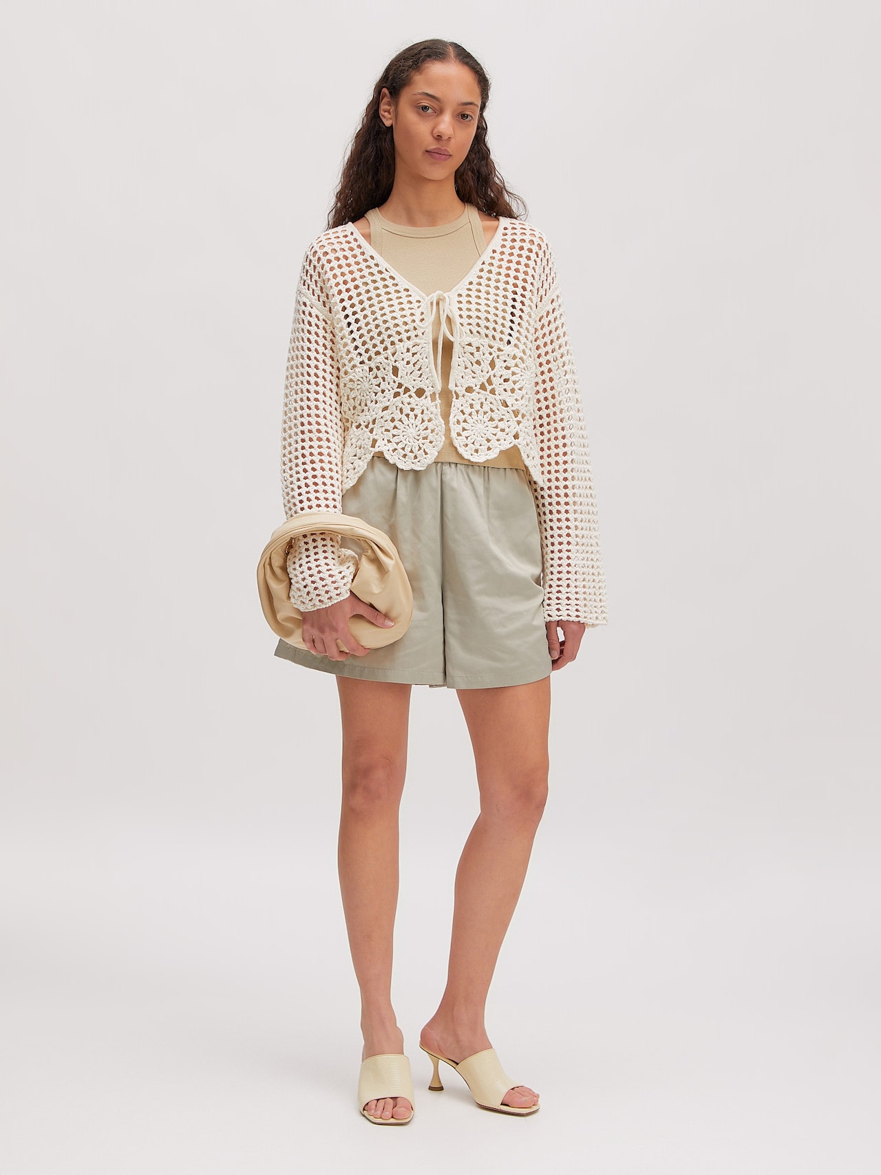 EDITED Nouveautés Cardigan 'Jean' crème