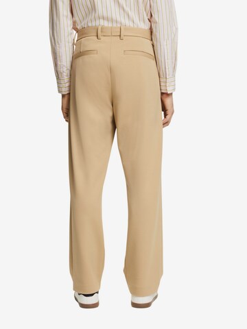 ESPRIT Regular Broek in Beige