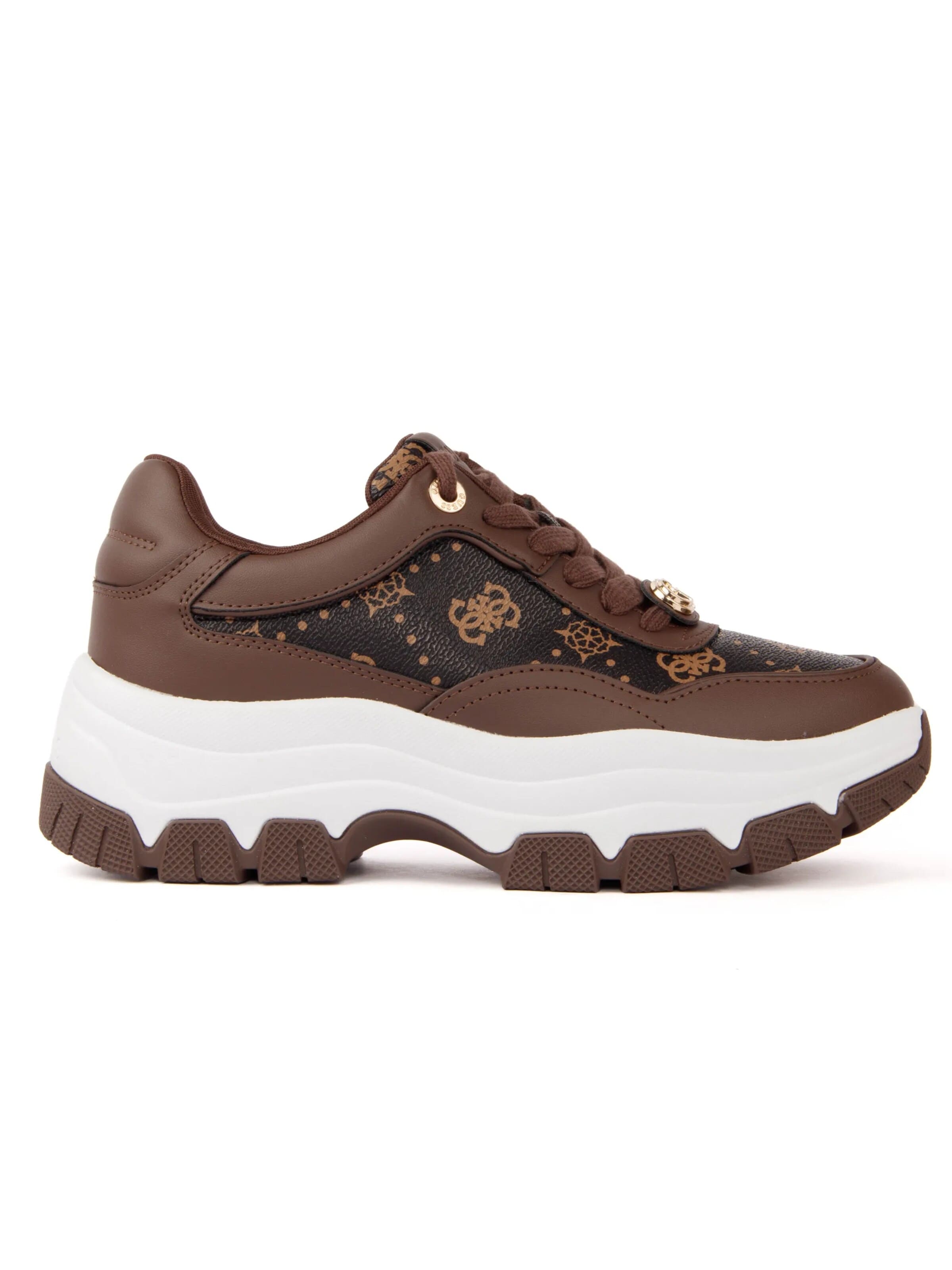 Scarpa stringata 'Berrett' di GUESS in marrone: frontale