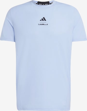 ADIDAS PERFORMANCE Funktionsshirt 'Les Mills' in Blau: Vorderseite