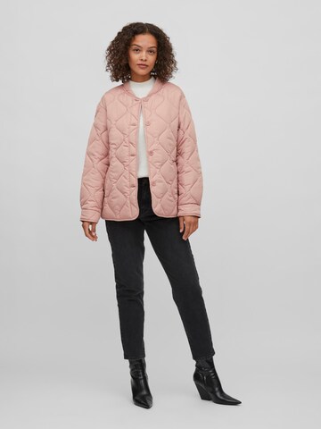 VILA Демисезонная куртка 'Thora' в Ярко-розовый