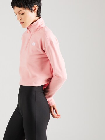 Pull-over de sport 'GLACIER' THE NORTH FACE en rose : devant