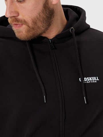 Oldskull Sweatvest in Zwart