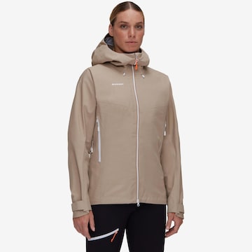MAMMUT Outdoor Jacket 'Crater IV' in Beige: front