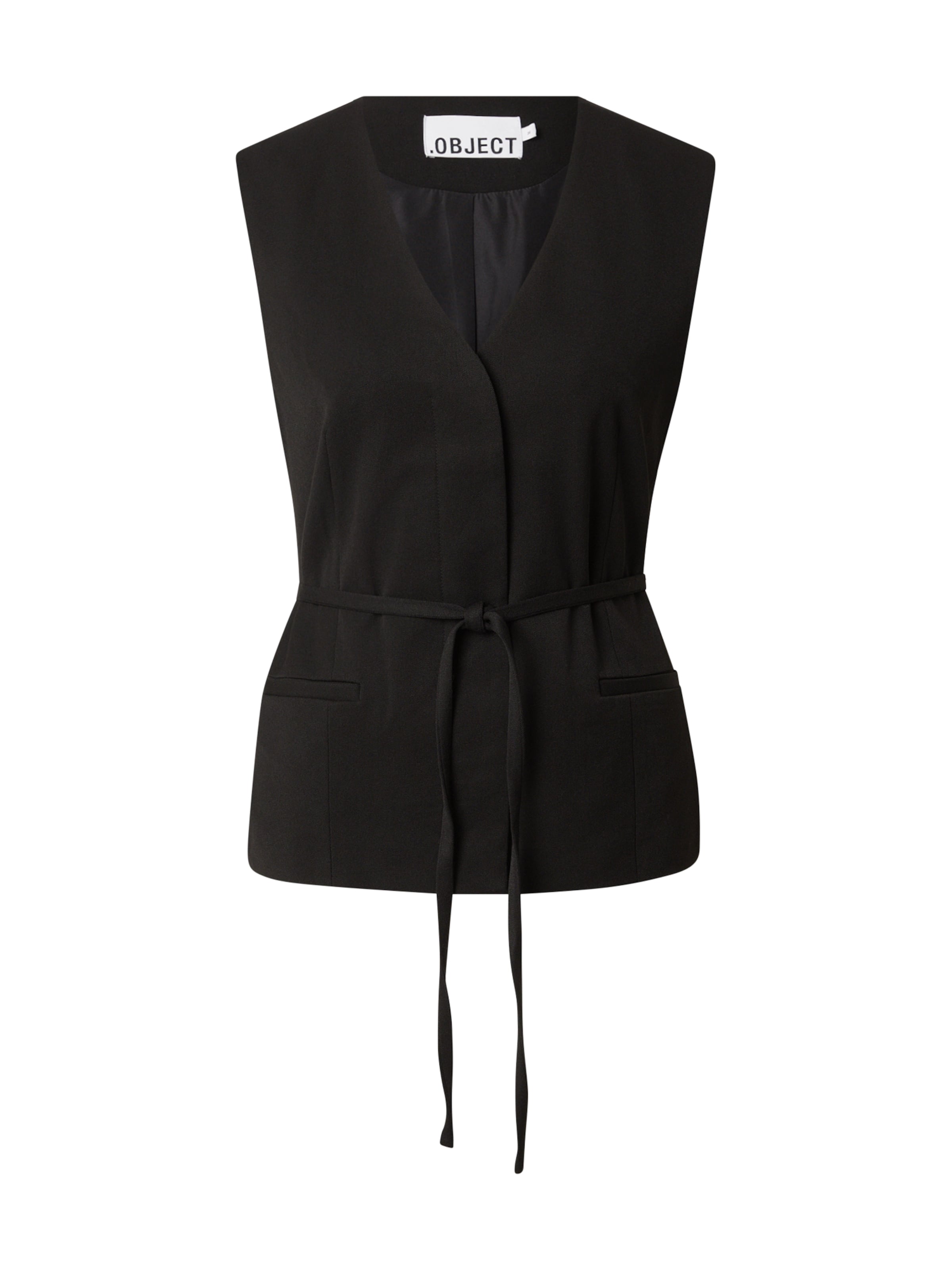 OBJECT Suit vest 'OBJLISA' in Black: front