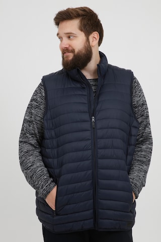 Blend Big Vest in Blue: front