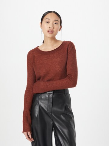 Pull-over 'Laura' WEEKDAY en rouge : devant